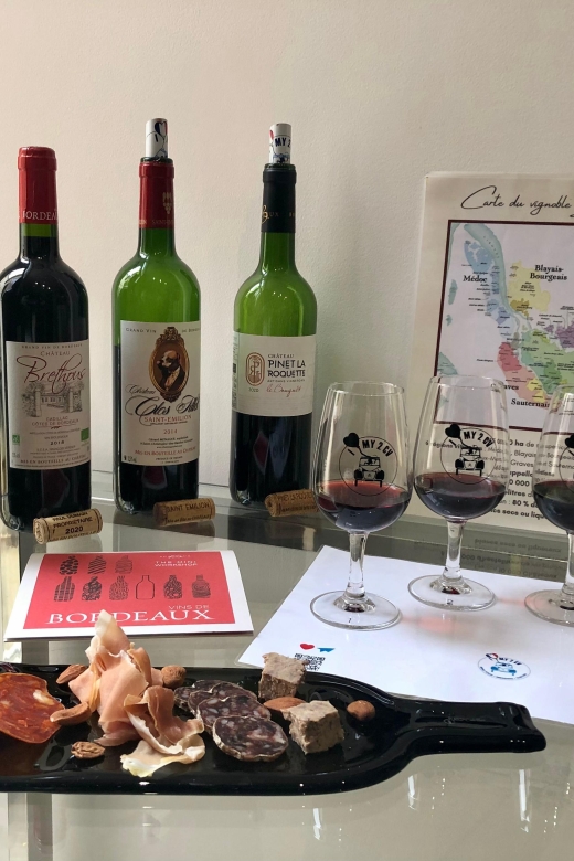 Bordeaux Wine: Tasting Class 4 Red Wines Pairing Charcuterie - Inclusions