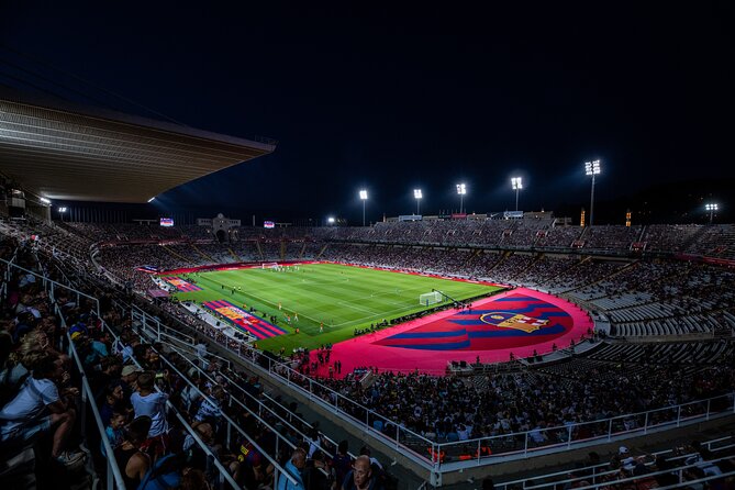 FC Barcelona Football Match at Lluis Companys Olympic Stadium - Inclusions and Exclusions