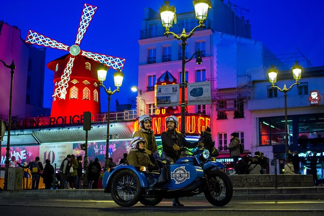 Paris Vintage Tour by Night on a Sidecar With Champagne - Meeting Points