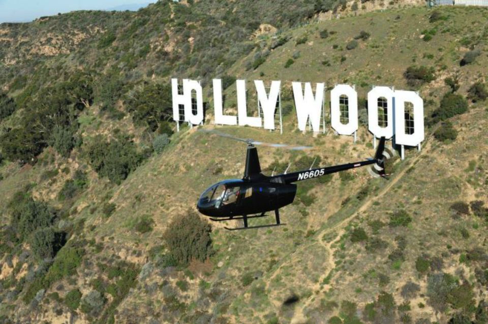 10-Minute Hollywood Sign Helicopter Tour - Private or Small Group Options