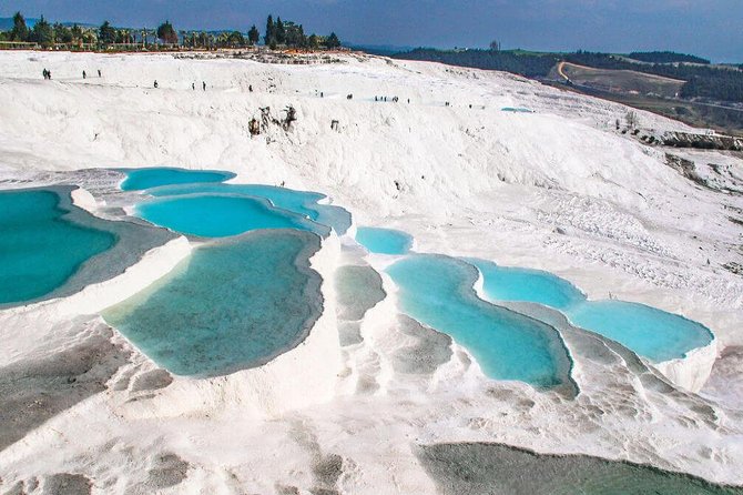 4 Day Turkey Tour: Cappadocia, Ephesus, Pamukkale by Plane - Pamukkales Travertine Terraces