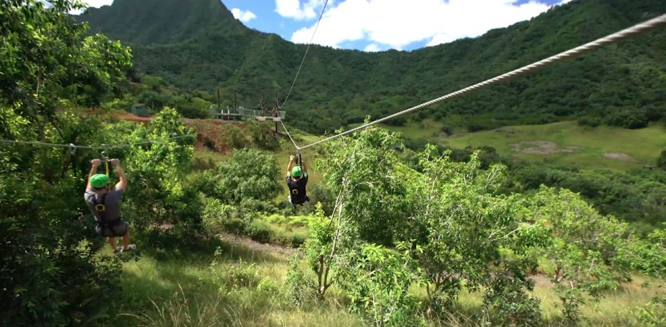 Oahu: Kualoa Jurassic Valley Zipline Tour - Learn About Hawaiian Culture