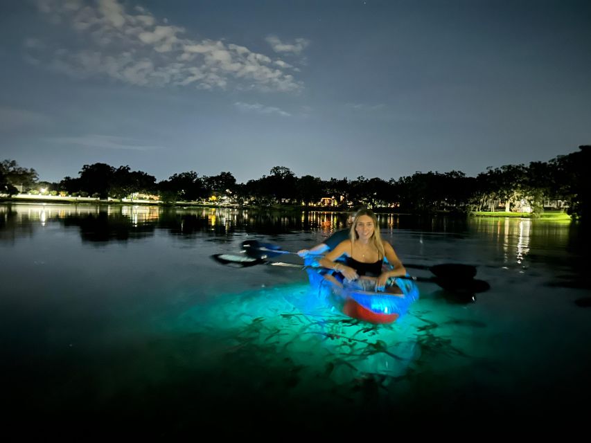 Orlando: LED Night Glow Clear Kayak or Paddleboard Tour - Whats Included