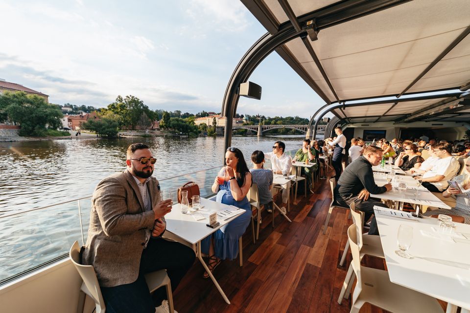 Prague: Sightseeing Dinner Cruise on Open-Top Glass Boat - Dinner Buffet Selections