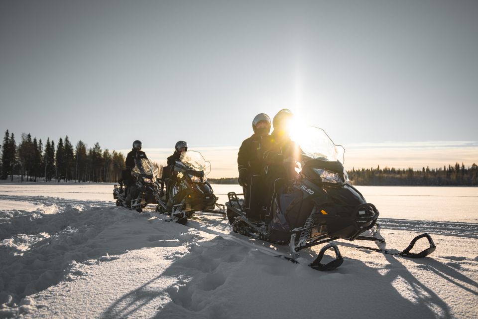 Rovaniemi: Sunrise Electric Snowmobile Tour With Snacks - Cozy Wooden Kota Break