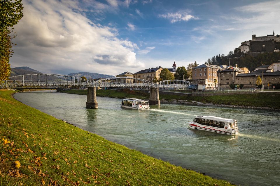 Salzburg: Amphibious Audio Guided Tour on Land and Water - Splash Into the River