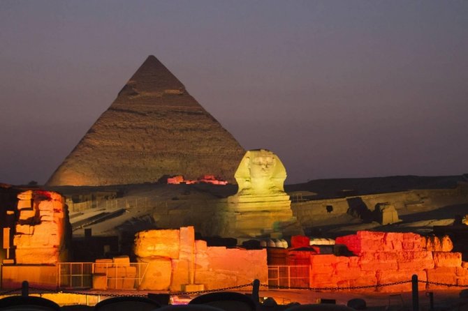 Cairo Layover Tours To Giza Pyramids Egyptian Museum Bazaar Sound And Light Show - Giza Pyramids and Sphinx Tour