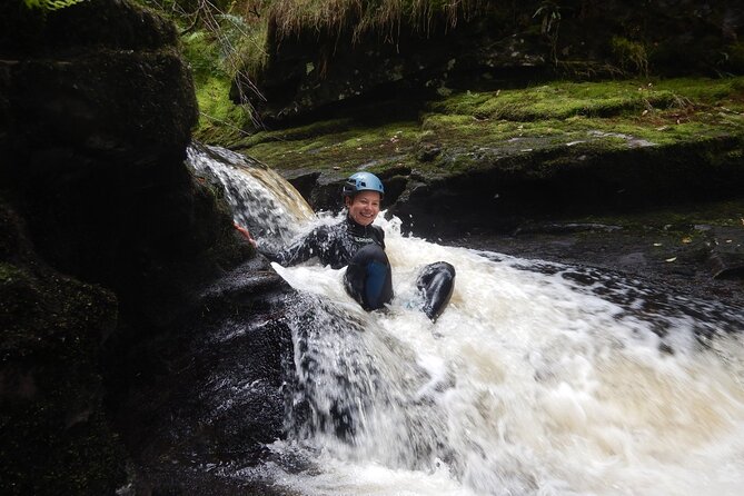 Gorge Scrambling in Snowdonia - Jumping and Scrambling