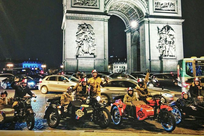 Paris Vintage Tour by Night on a Sidecar With Champagne - Confirmation and Accessibility