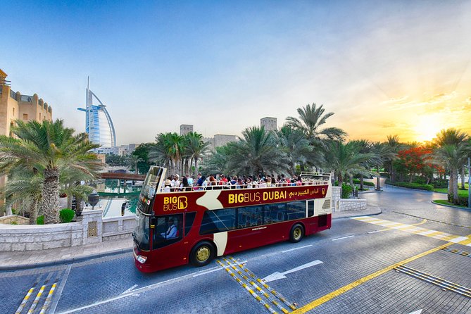 Big Bus Dubai Open Top Night Tour - Recorded Audio Commentary Languages