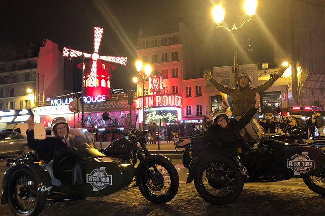 Paris Vintage Tour by Night on a Sidecar With Champagne - Vintage Sidecar Experience