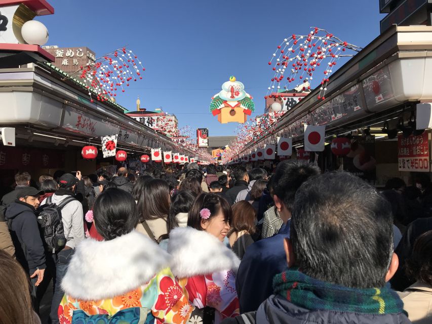 Asakusa: Kitchen Knife Store Visits After History Tour - Japanese Sweet Snacks