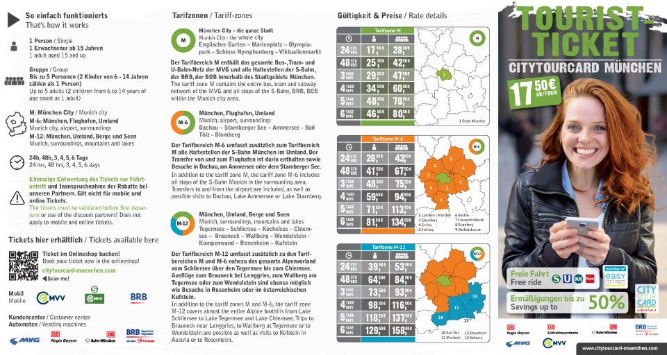 Citytourcard Munich: Mountains & Lakes With Public Transport - Frequently Asked Questions