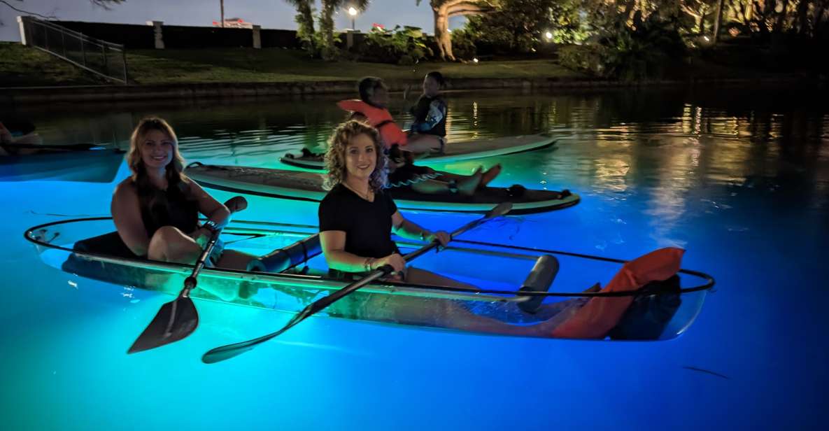 Orlando: LED Night Glow Clear Kayak or Paddleboard Tour - Frequently Asked Questions