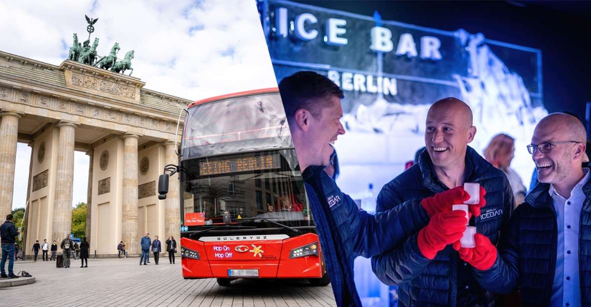 Berlin: Hop-On Hop-Off Bus and Icebar Ticket Combo - Key Points