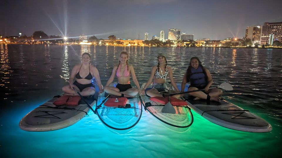 Orlando: LED Night Glow Clear Kayak or Paddleboard Tour - Key Points