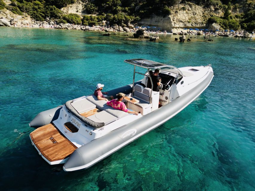 Rhodes: Luxury Private RIB Boat to Symi Island or Lindos - Key Points