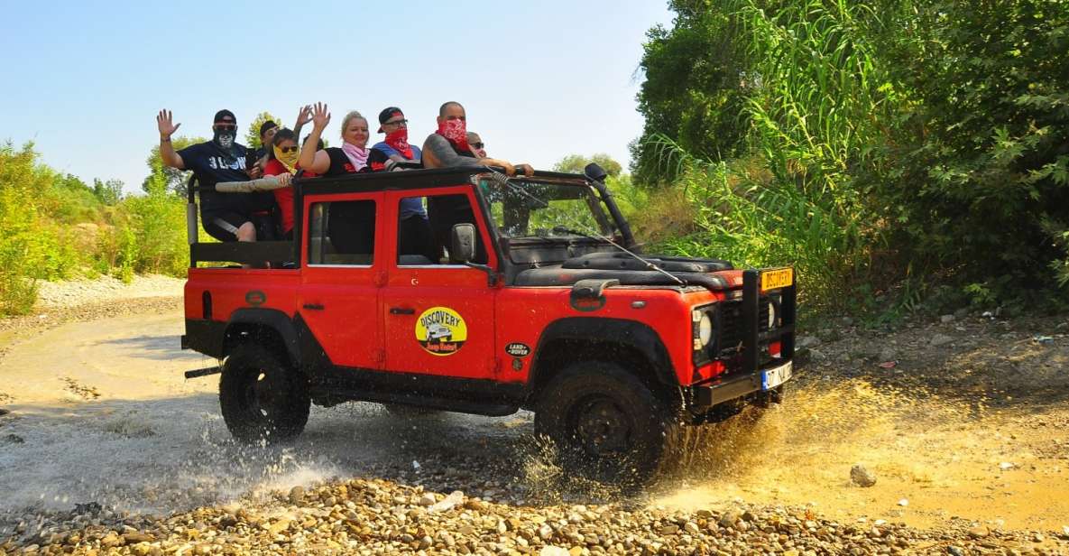 Side: Off-Road Jeep Safari W/ Lunch & Waterfall & Boat Trip - Key Points