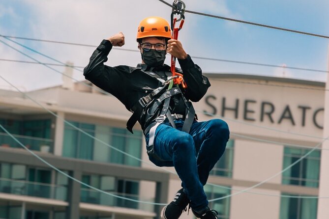 Zipline Sky Bull In Urban Environment In Toroverde Urban Park San Juan Activity Overview