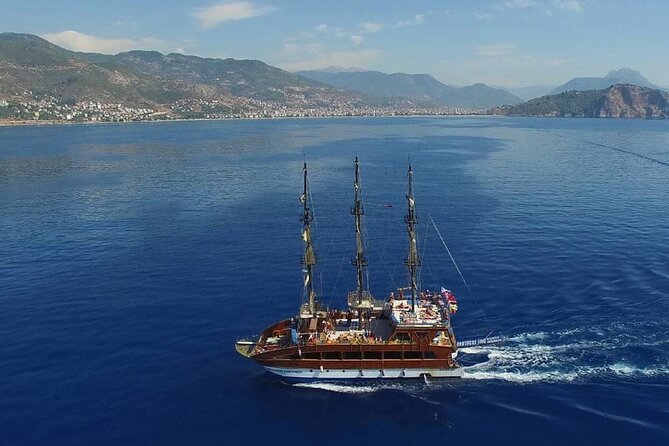 Alanya Catamaran Boat Tour With Lunch, Soft Drinks & Transfer - Tour Overview