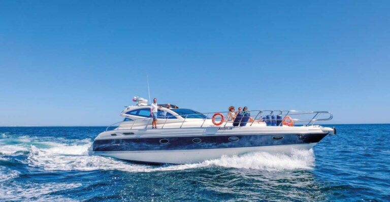 Albufeira: Algarve Half Day Private Yacht Charter Algarve Coast Yacht Charter