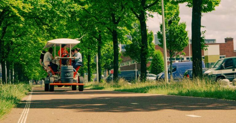 Amsterdam: Dutch Beer Bike Blast Tour With Onboard Bar Tour Overview And Pricing