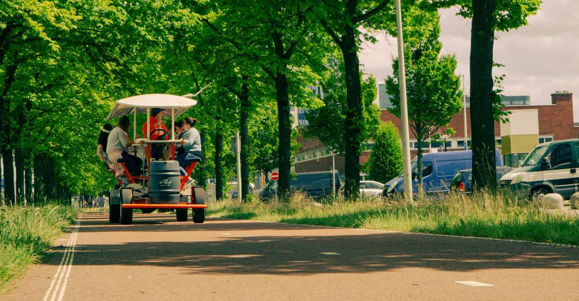 Amsterdam: Dutch Beer Bike Blast Tour With Onboard Bar - Tour Overview and Pricing