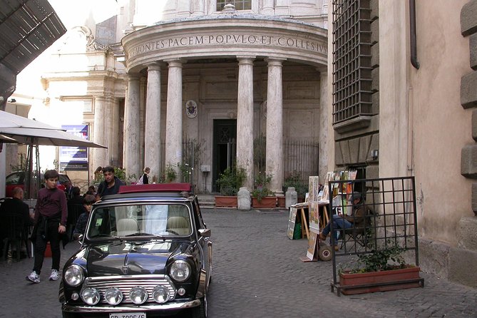 Ancient Tour of Rome by Mini Cooper Classic Cabrio With Aperitif - Tour Overview