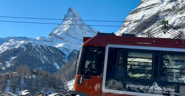 Basel Private Tour: Zermatt & Gornergrat Scenic Railway Tour Overview