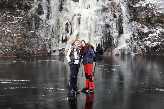 Beginner Friendly Nordic Ice Skating On Lakes In Stockholm Meeting Point And Pickup