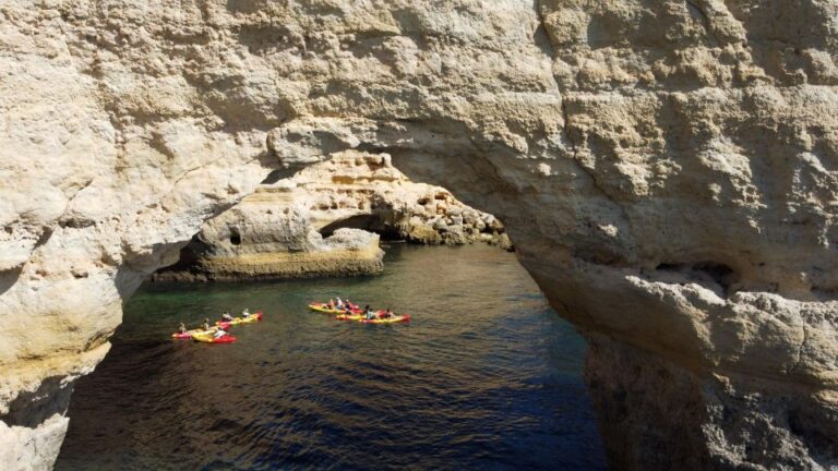 Benagil: Kayaking Adventure In Benagil Caves & Marinha Beach Activity Overview