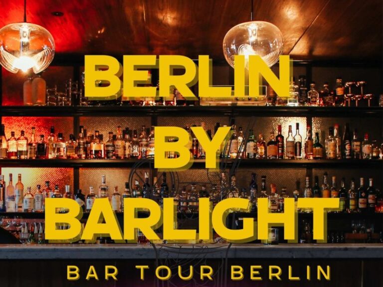 Berlin: Exclusive Bar Hopping Tour With Signature Drinks Joyous Night Out