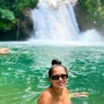 Blue Hole Waterfalls And Bamboo Rafting With Transportation Inclusions And Exclusions