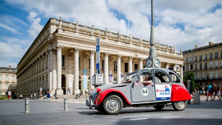 Bordeaux: Private Tour In A Citroën 2cv 3h Tour Overview