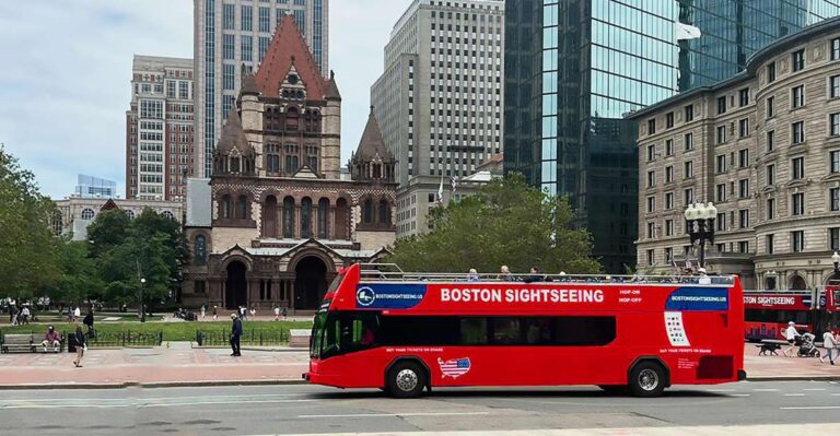 Boston Sightseeing: Single Ride Pass With Double Decker Bus Tour Overview And Pricing