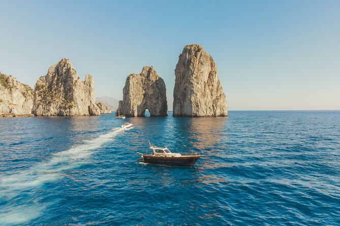 Capri Premium Boat Tour Max 8 People From Sorrento Overview Of The Capri Premium Boat Tour