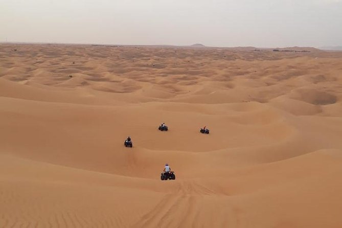 Dubai: Unique Morning Quad Bike Red Dunes Safari Overview Of Dubai Desert Tour