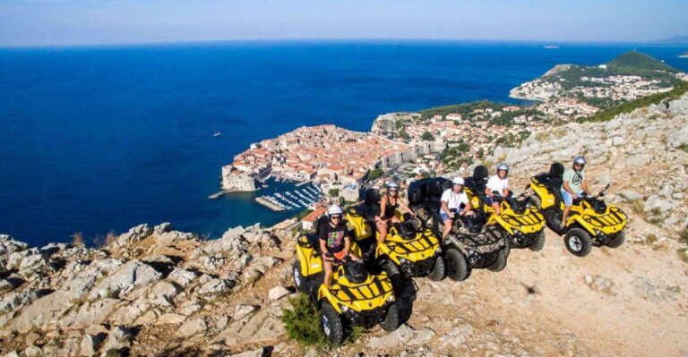 Dubrovnik: Countryside Guided Atv Tour & Tavern Refreshments Tour Overview