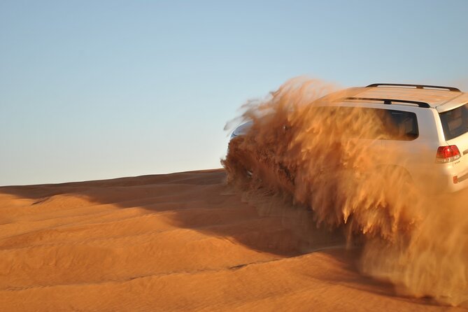 Evening Desert Safari Tour With Sand Surfing, BBQ Dinner (Exclusive Car) - Tour Overview