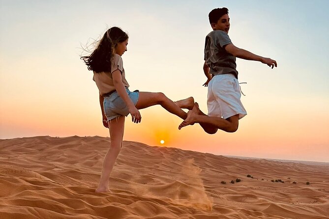 Experience Dubai Best Red Dune Evening Desert Safari BBQ Dinner - Meeting and Pickup