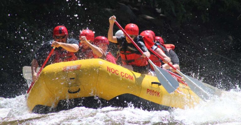 From Hartford: Upper Pigeon River White Water Rafting Tour Tour Overview