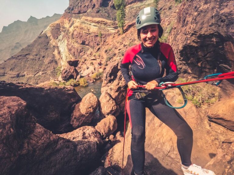 Gran Canaria: Canyoning Adventures At Rainbow Rocks Ravine Activity Overview And Pricing