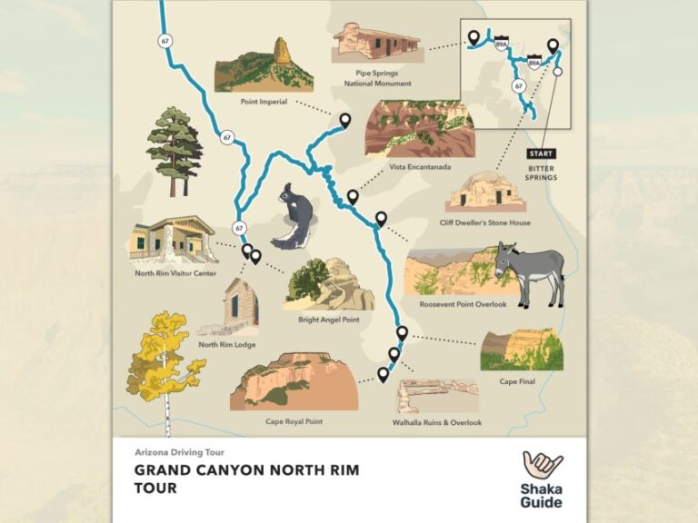 Grand Canyon North Rim: Self Guided Gps Audio Tour Tour Details