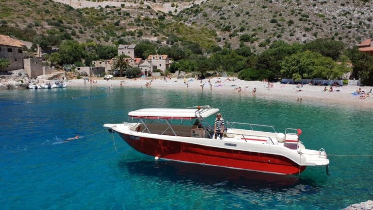 Hvar: Private Red Rocks And Pakleni Islands Speedboat Tour Tour Overview