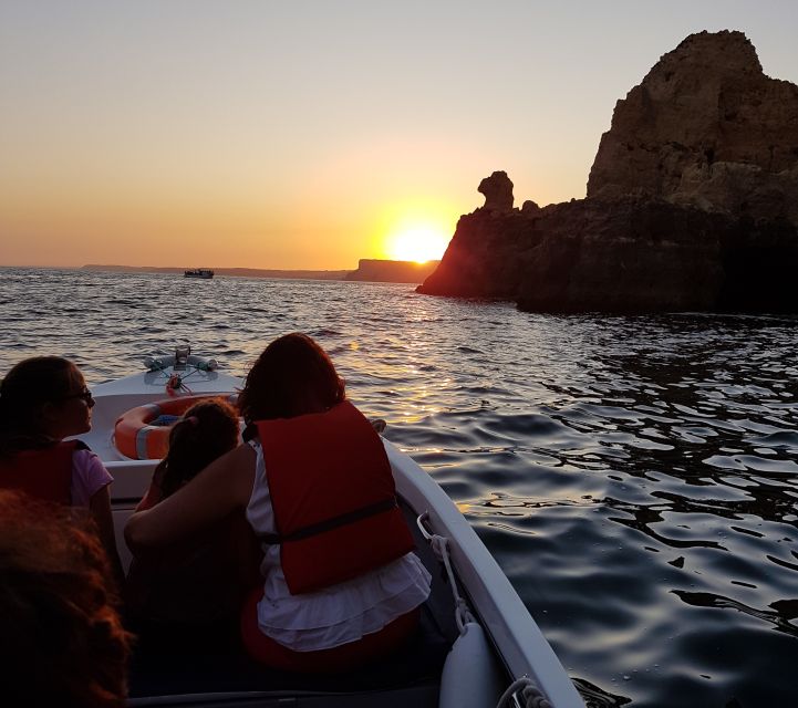 Lagos: Guided Ponta Da Piedade Sunset Tour Sunset Boat Tour Details