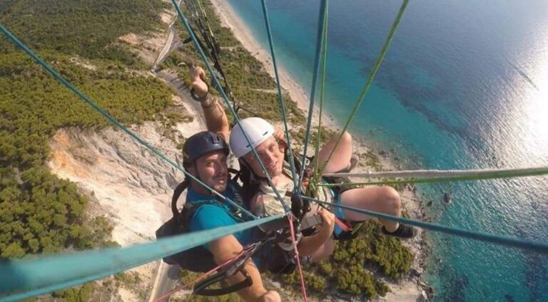 Lefkada: Paragliding Tandem Flight Activity Overview