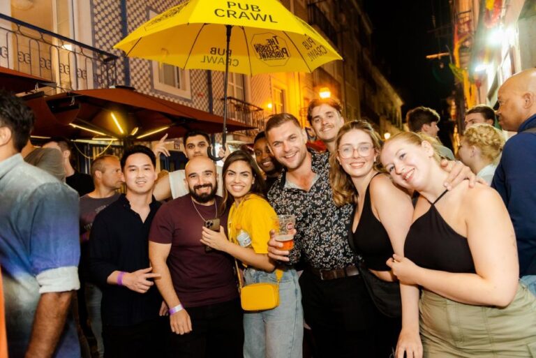 Lisbon: Pub Crawl With Open Bar, Shots, & Vip Club Entry Activity Overview