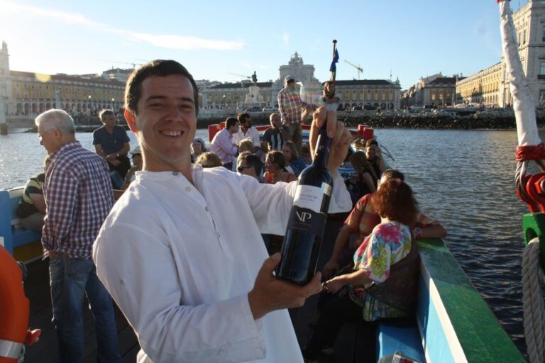 Lisbon: Tagus River Sunset Cruise In A Traditional Vessel Activity Overview