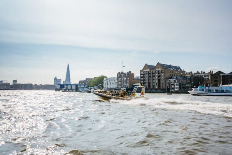 London: Speedboat Sightseeing Tour Tour Overview