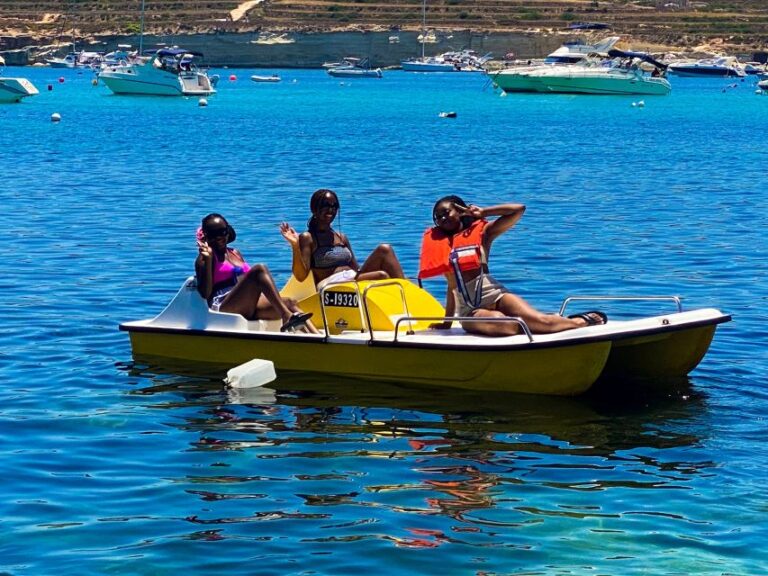 Marsaskala: Paddle Boat Rental In St. Thomas Bay Activity Overview